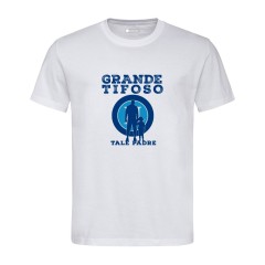 T-Shirt per uomo 100% cotone Grande Tifoso Tale Padre NAPOLI