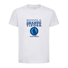 T-Shirt per bambina 100% cotone Piccola Grande Tifosa Tale Figlia NAPOLI