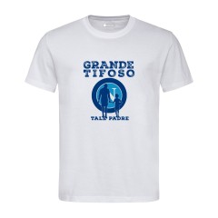 T-Shirt per uomo 100% cotone Grande Tifoso Tale Padre NAPOLI