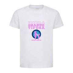 T-Shirt per bambina 100% cotone Piccola Grande Tifosa Tale Figlia NAPOLI