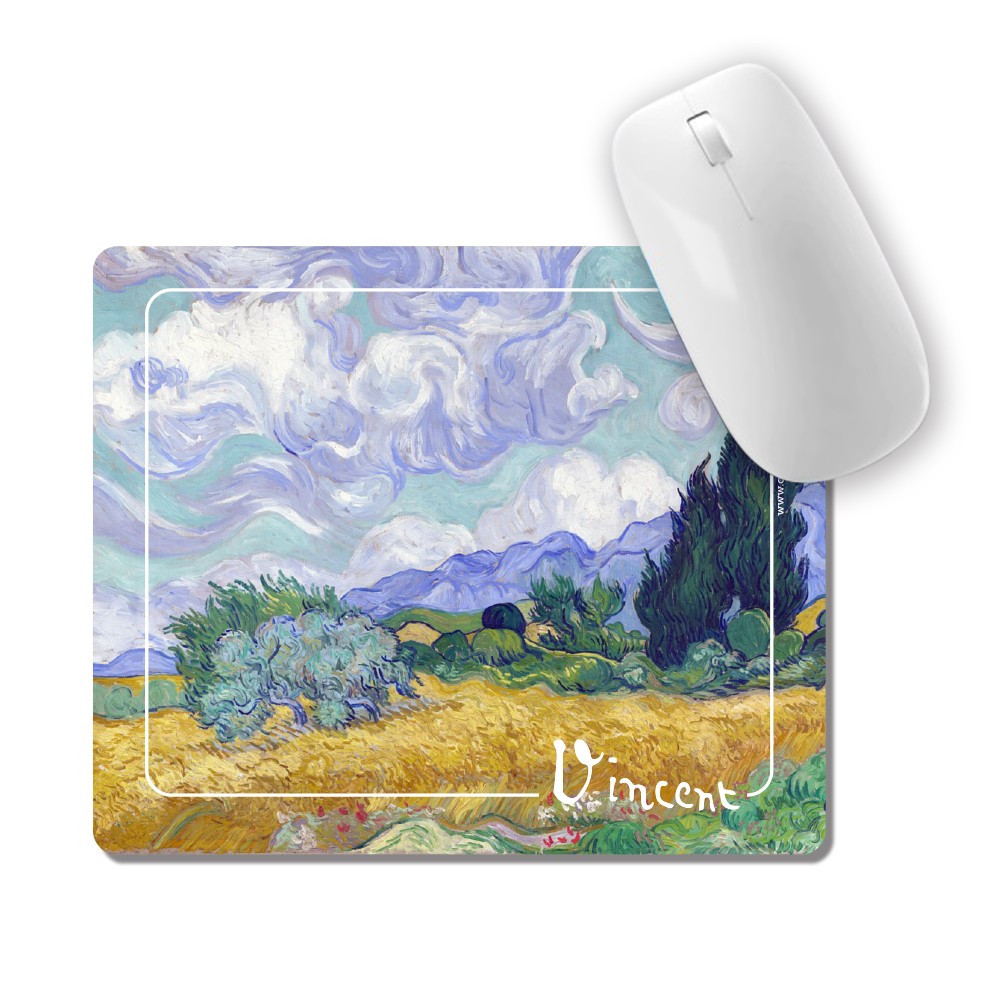 Tappetino Mouse Van Gogh "Cipressi"