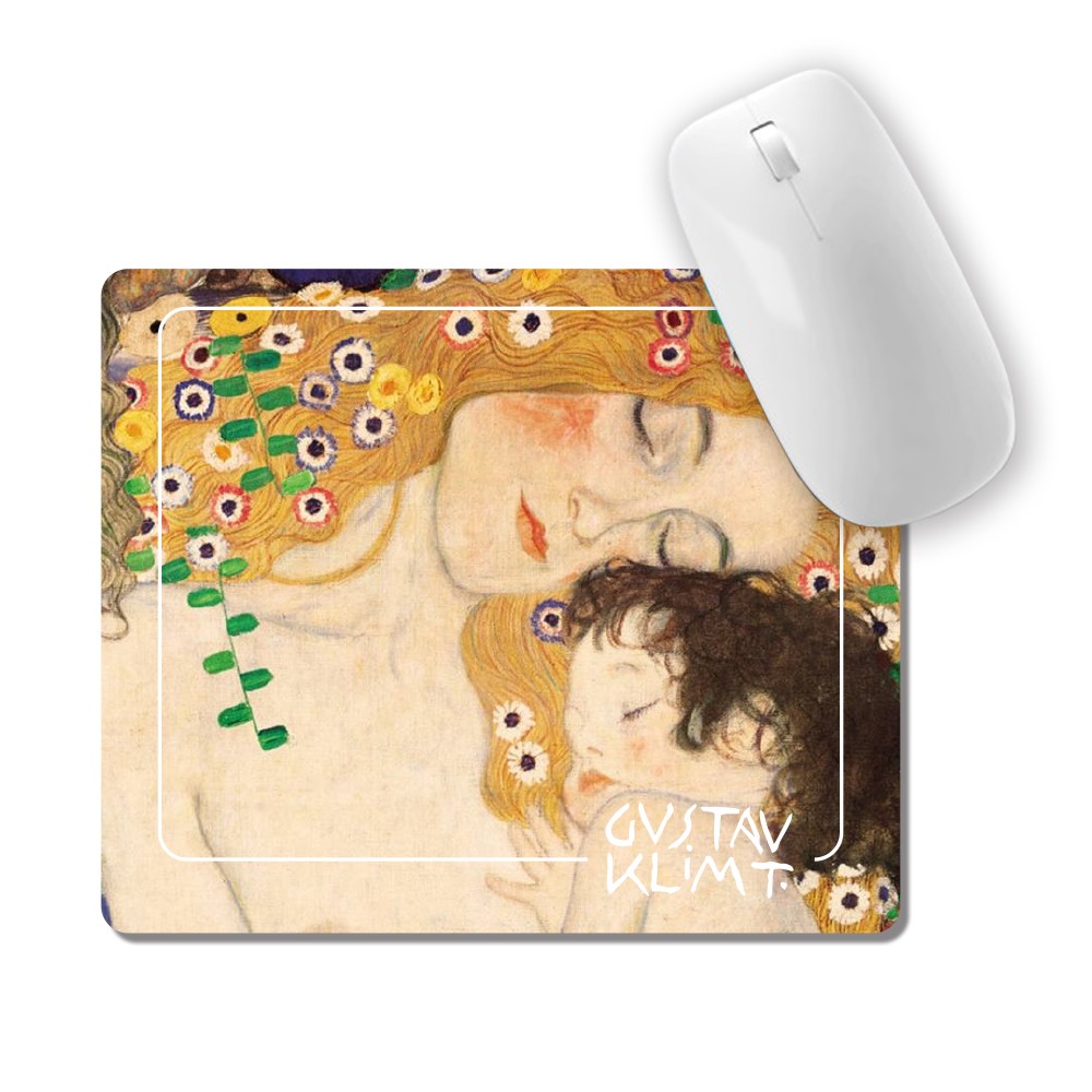 Tappetino Mouse Klimt "Madre-figlio"