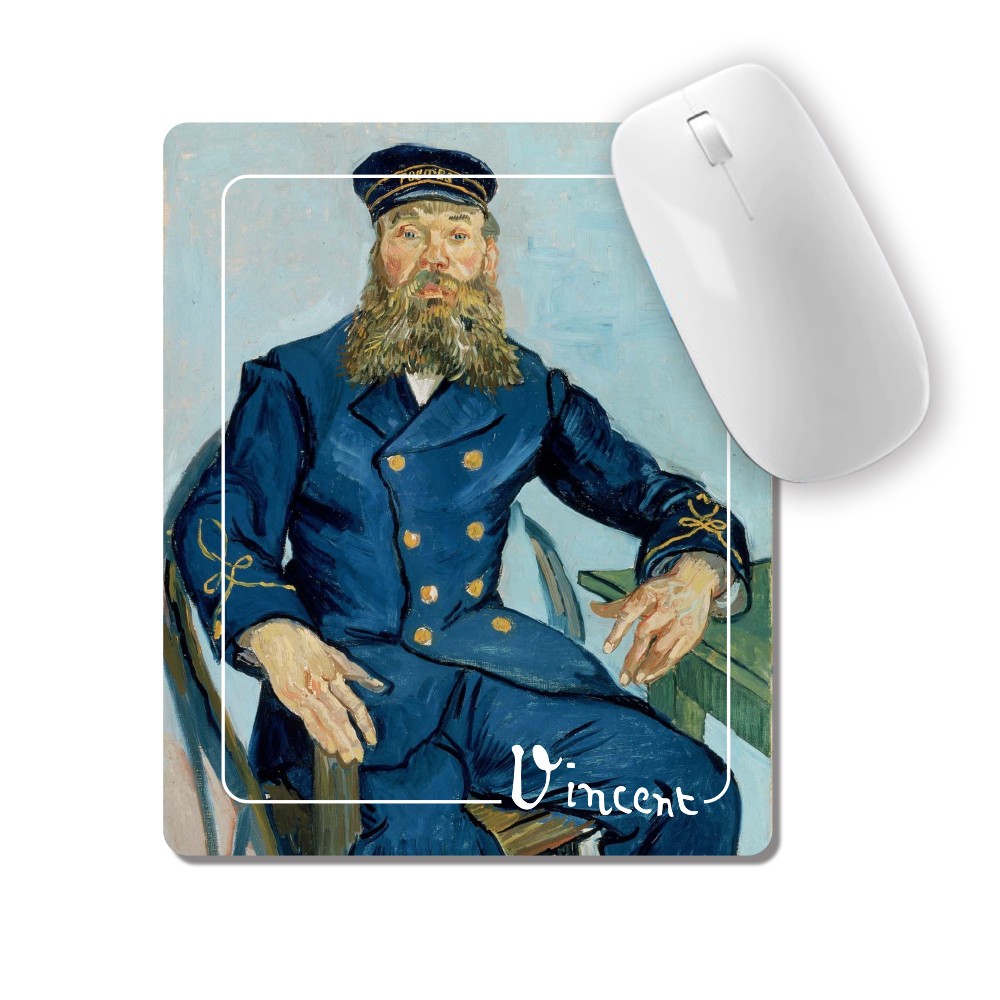 Tappetino Mouse Van Gogh "Il postino Joseph Roulin"
