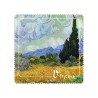 Pezzuola occhiali Van Gogh "Campo di grano con cipressi"