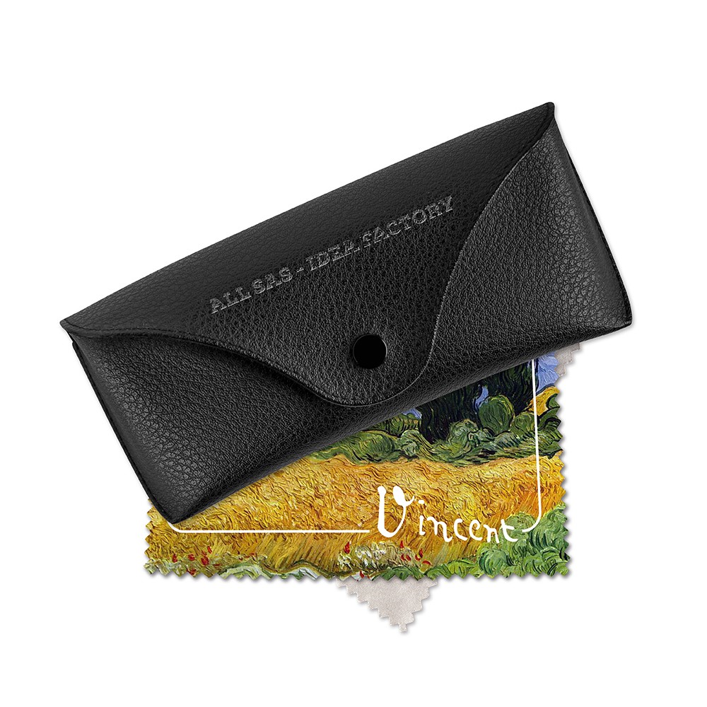 Pezzuola occhiali Van Gogh "Campo di grano con cipressi"