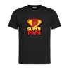 T-Shirt per uomo 100% cotone con scritta "Super Papà"
