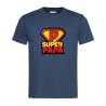 T-Shirt per uomo 100% cotone con scritta "Super Papà"