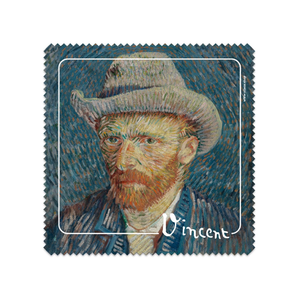 Pezzuola occhiali Van Gogh "Autoritratto con cappello di feltro grigio"