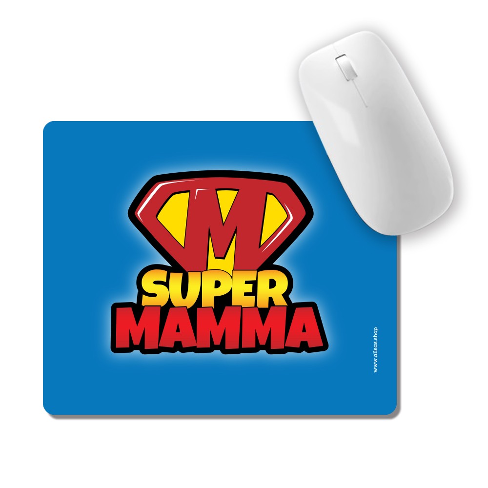 Tappetino Mouse "Super mamma"