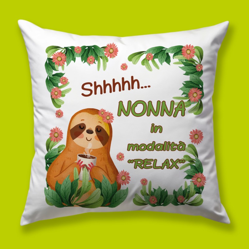 Cuscino Bradipo "Nonna relax"