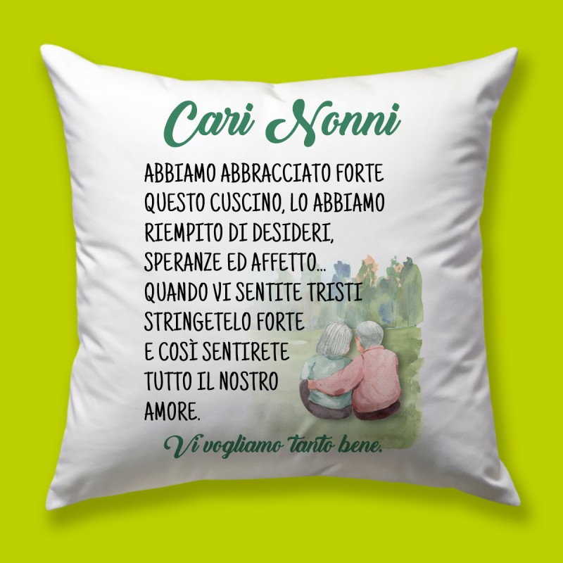 Cuscino "Cari nonni"