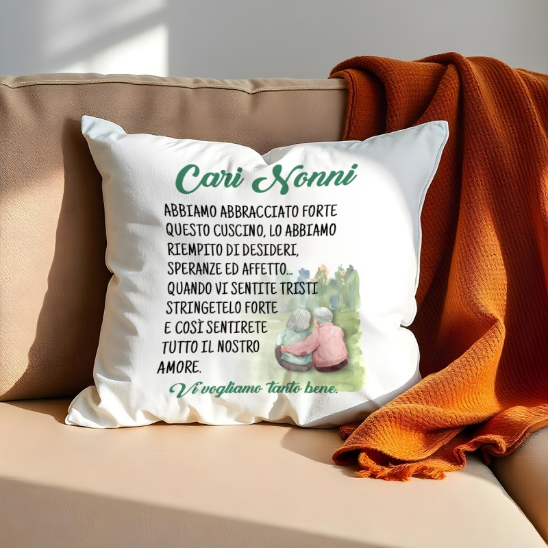 Cuscino "Cari nonni"