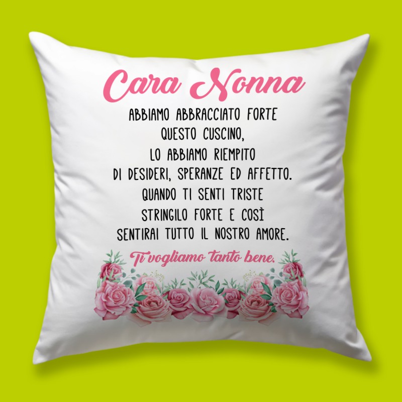 Cuscino + Imbottitura Red "Cara nonna"