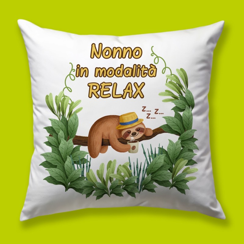 Cuscino bradipo "Nonno relax"