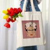 Frida Kahlo - Tote bag 100% cotone naturale o nero