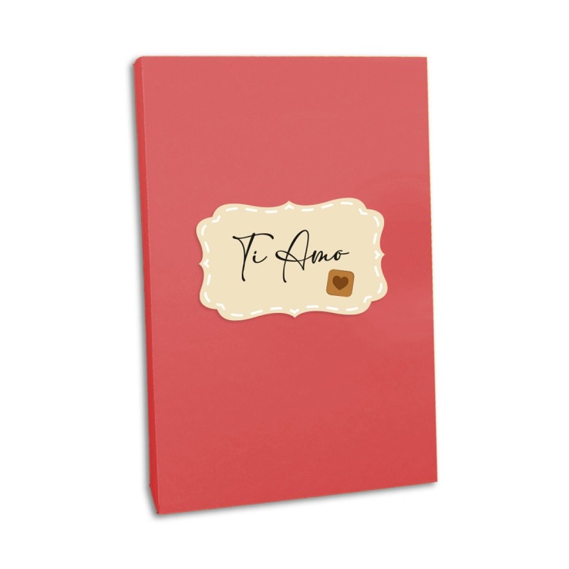 Quadretto bianco "Tu sei per me..."  idea regalo