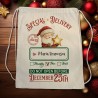 Sacco natale personalizzato "Babbo Natale" + Stencil orma