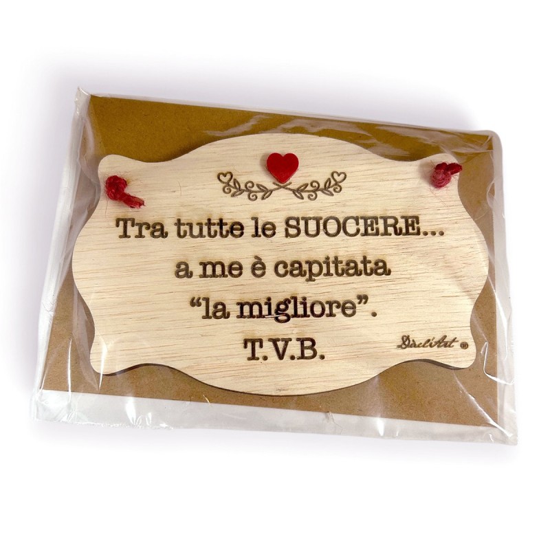 Targa rettangolare "Suocera"