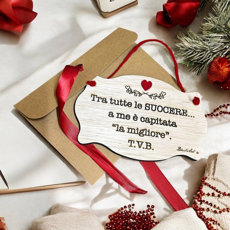 Targa rettangolare "Suocera"