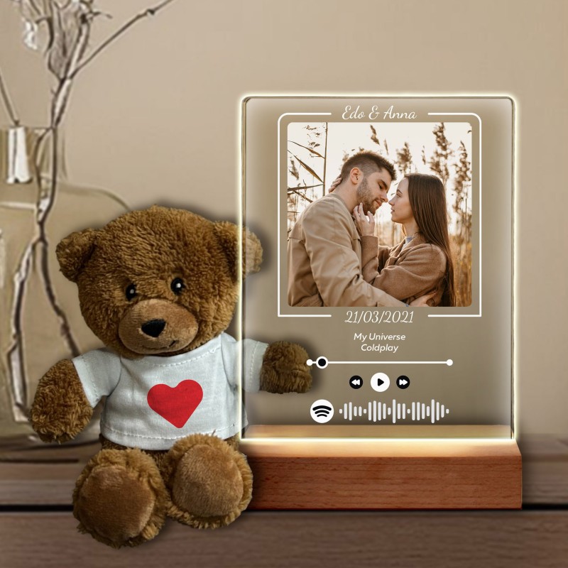 Lampada Spotify in plexiglass