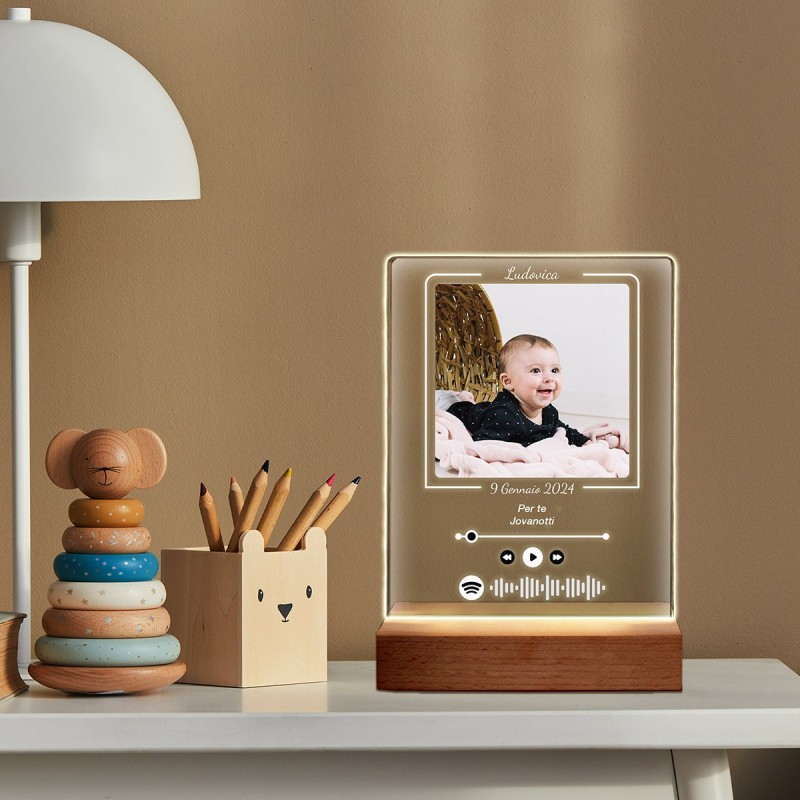 Lampada Spotify in plexiglass