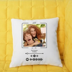 Cuscino Personalizzato Spotify con Canzone e Foto | Dacl'Art