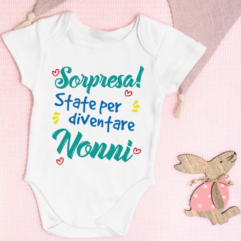 Body Neonato Annuncio Gravidanza nonni