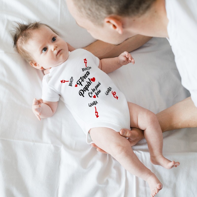 Body Neonato "Forza Papà"