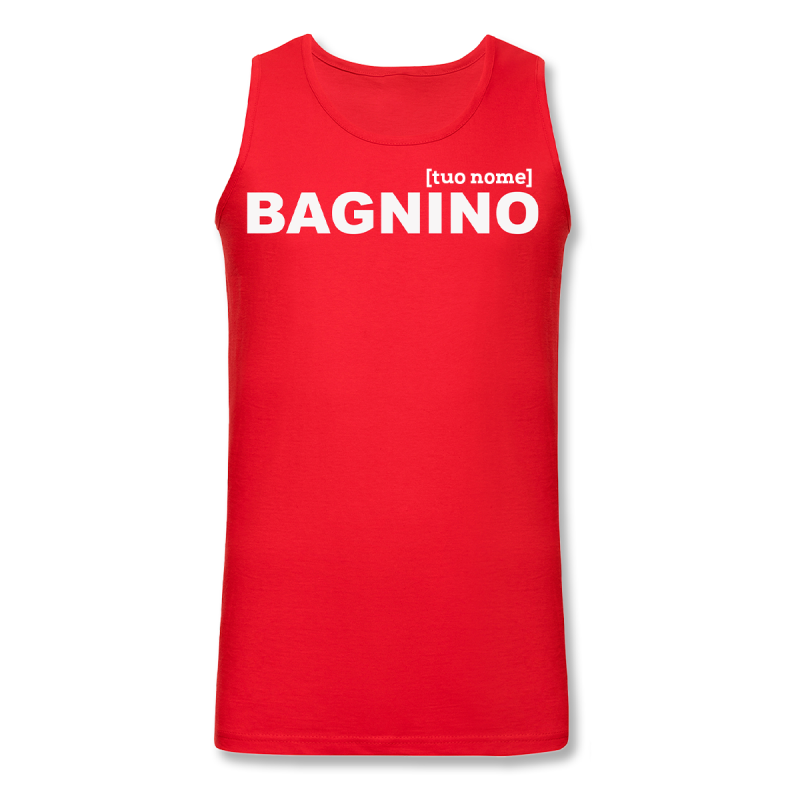 Canotta per uomo 100% cotone  "Salvataggio Lifeguard"