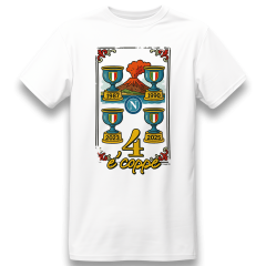 T-Shirt per uomo 100% cotone Grande Tifoso Tale Padre NAPOLI