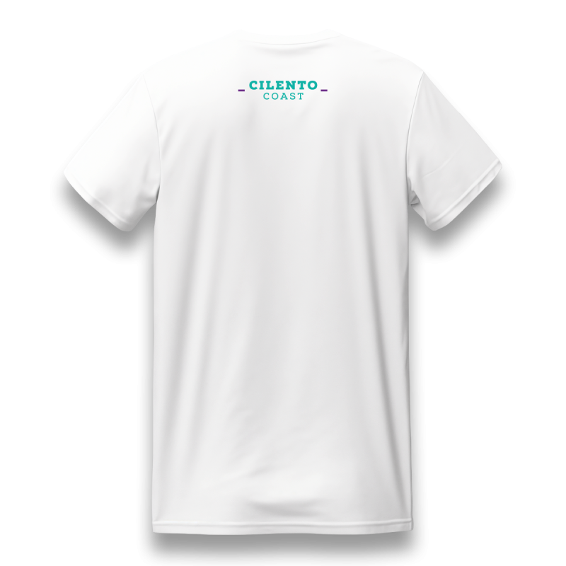 T-Shirt per uomo 100% cotone Cilento College - CASTELLABATE