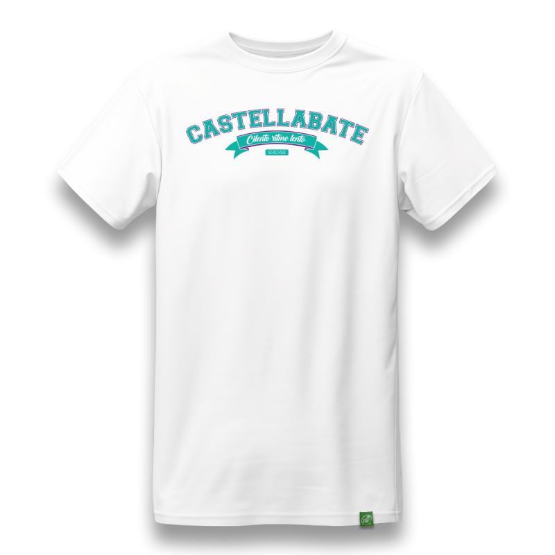 T-Shirt per uomo 100% cotone Cilento College - CASTELLABATE