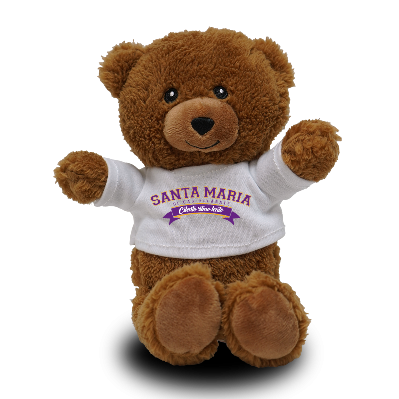 L'orsetto CILENTO COLLEGE.   Con la nuova linea College, porti sempre con te il nome del tuo posto del cuore: SANTA MARIA