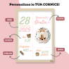 Cornice Nascita Personalizzata "Giraffa"