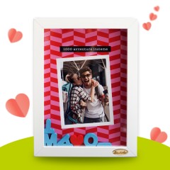 Scritte 3D Ti Amo in cornice profonda shadow box Regalo San Valentino