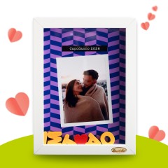 Dettaglio scritte 3D Ti Amo in cornice profonda shadow box